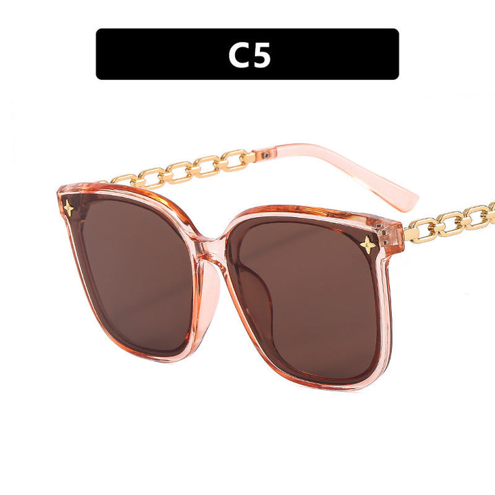 Women's Luxury Sunglasses with Fashionable Chain Frame Kalsten