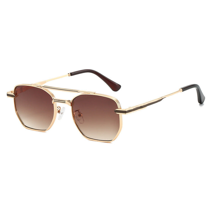 Ladies stylish sunglasses with luxurious geometric frame and UV protection Kalsten
