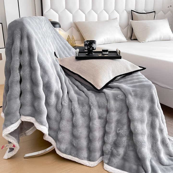 Plush Faux Fur Throw Blanket Kalsten