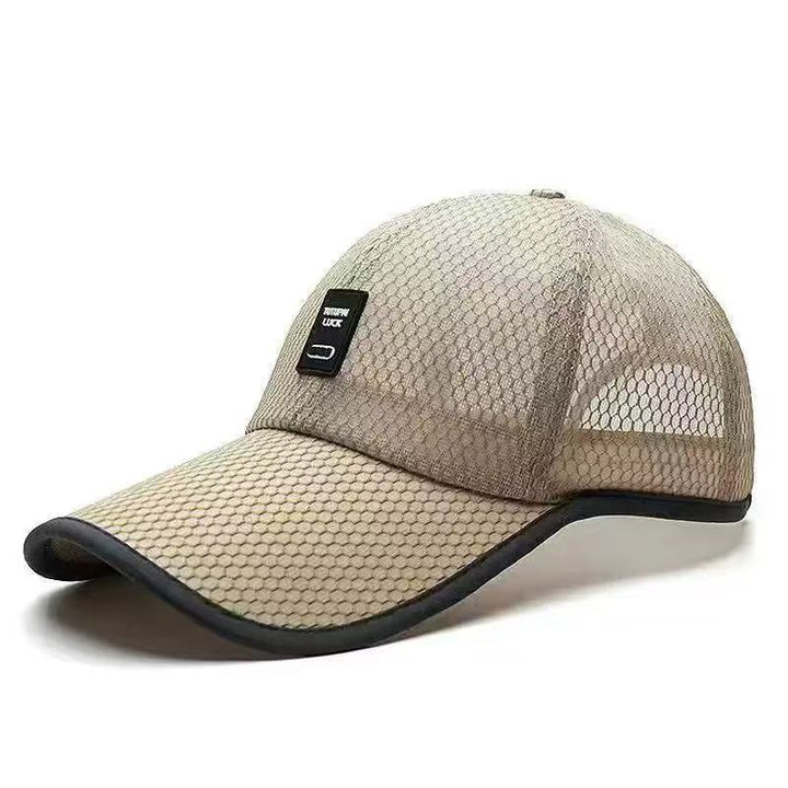 breathable mesh baseball cap with adjustable back strap and curved brim Kalsten