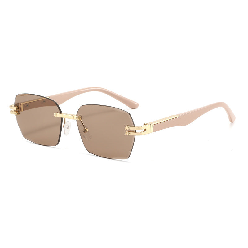 Men's Elegant Square Sunglasses with Wooden Temples Kalsten