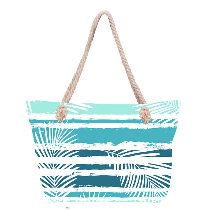 Beach bag with floral pattern Kalsten