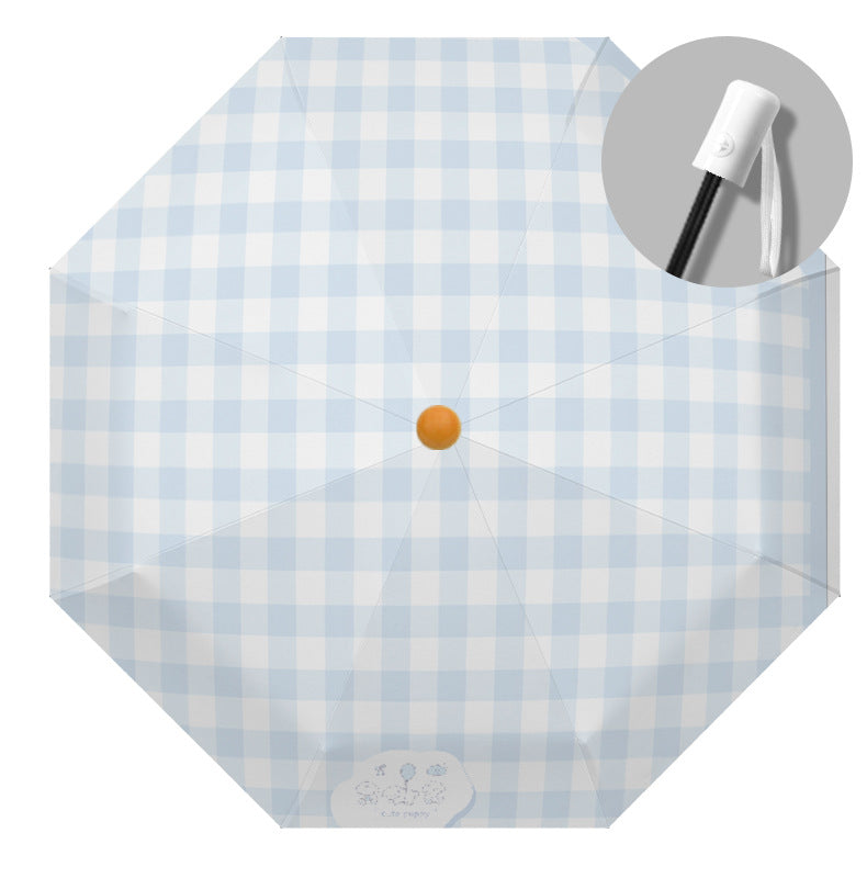 Ladies Automatic Folding Umbrella with Playful Dog Design Kalsten