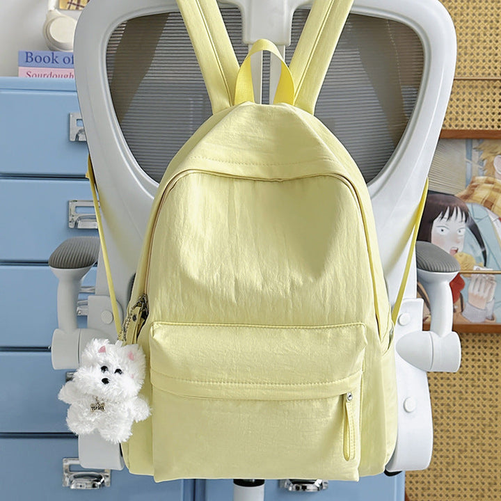 Cute Plush Animal Keychain School Backpack