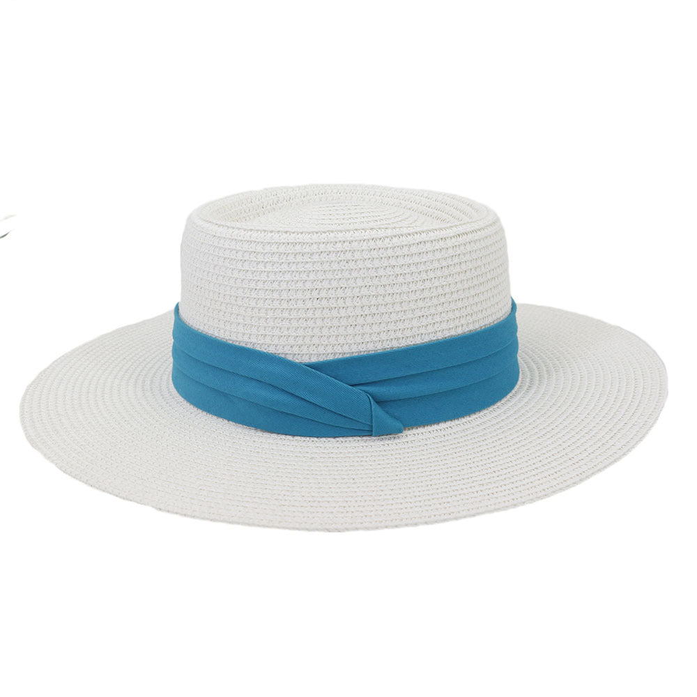 Breathable Sun Straw Boater Hat | Kalsten