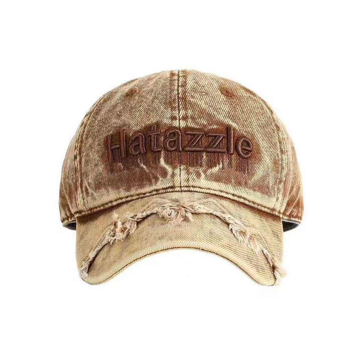 Men's Distressed Denim Baseball Cap Kalsten 1784270737