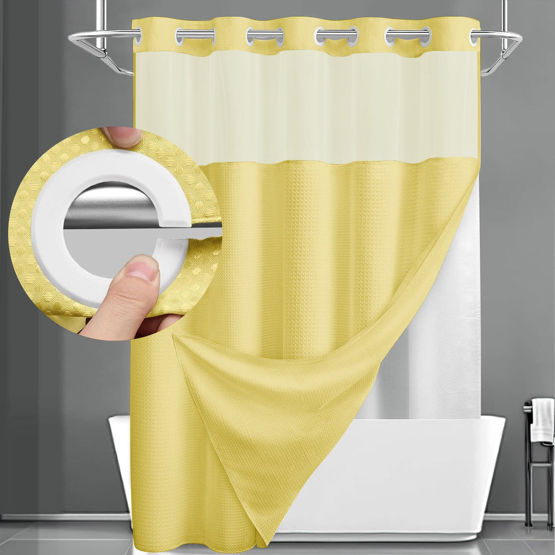 Textured Weave Shower Curtain Kalsten