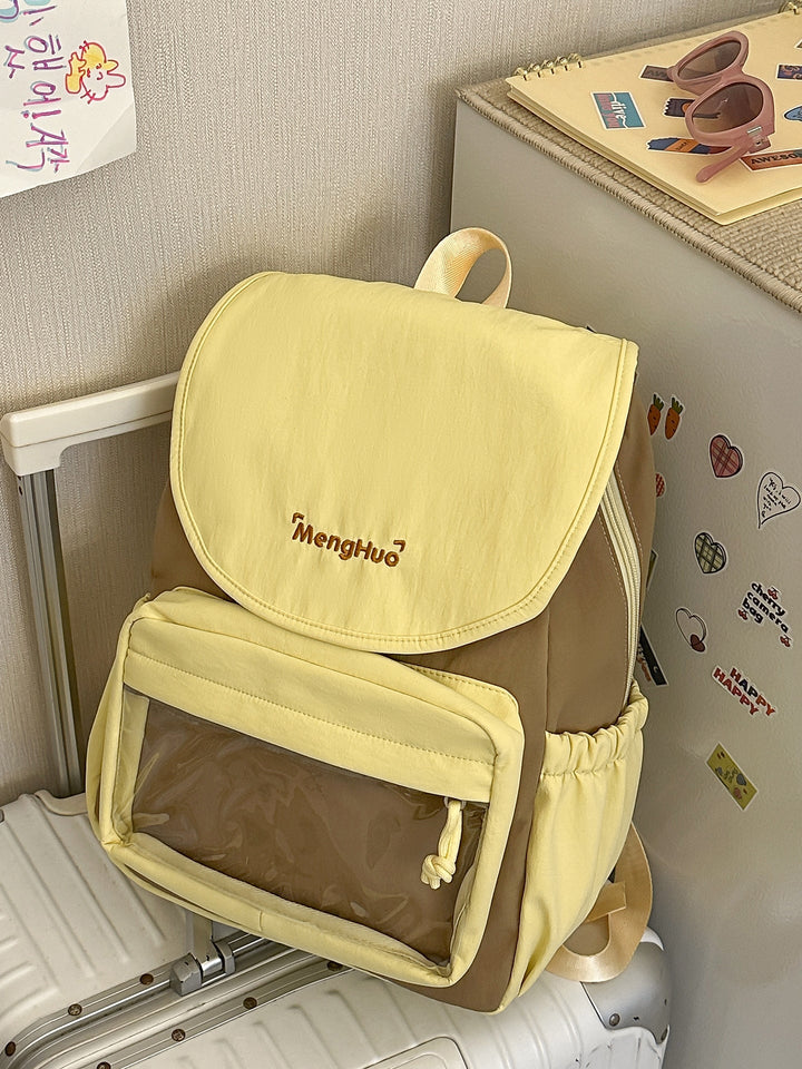 Multi-Functional Transparent Pocket School Backpack