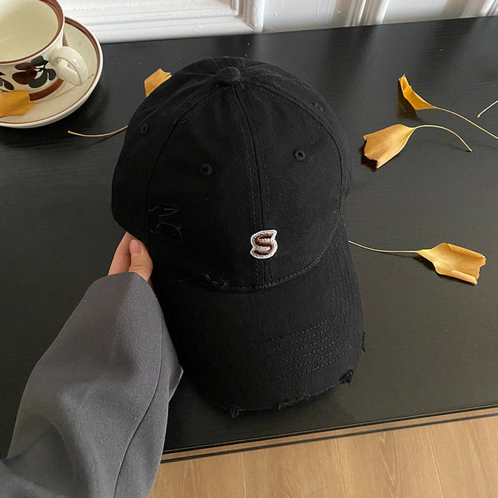 Unisex Distressed Embroidered Baseball Cap Kalsten