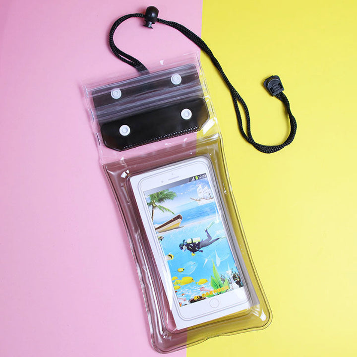 Unisex waterproof smartphone bag with flexible carrying strap Kalsten