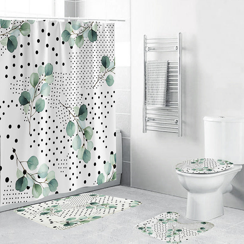 Tropical Plant Bathroom Set Kalsten