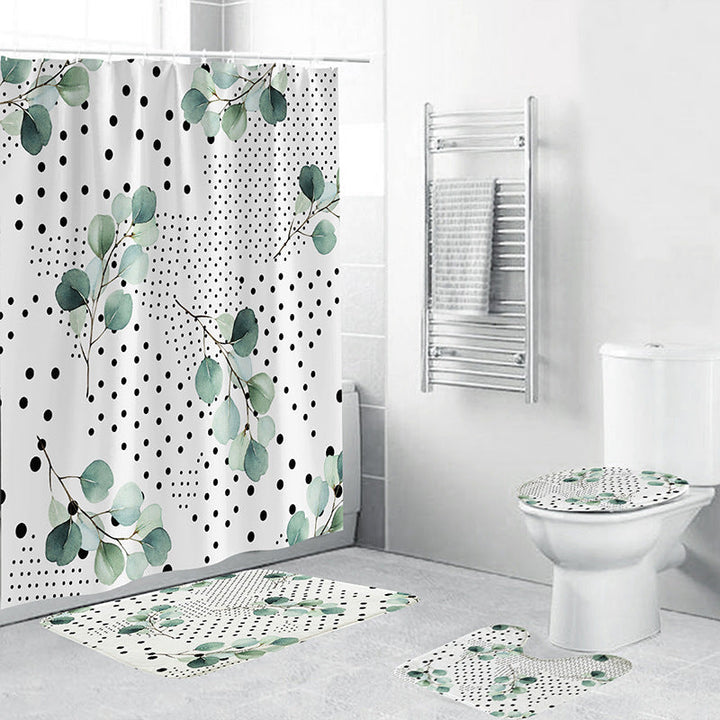 Tropical Plant Bathroom Set Kalsten