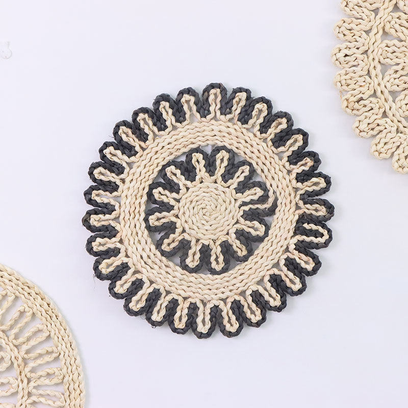 Handwoven Decorative Coaster Set Acalora