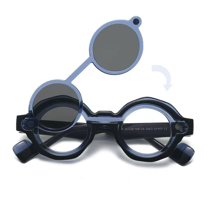Ladies fashionable sunglasses with unique round design Kalsten