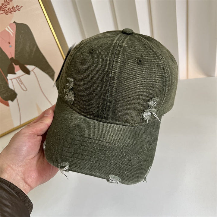 Women's Distressed Denim Baseball Cap Kalsten 1784083631