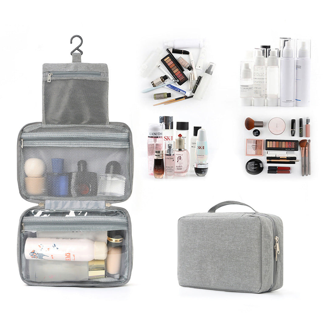 Travel toiletry bag with hooks and multiple compartments Kalsten