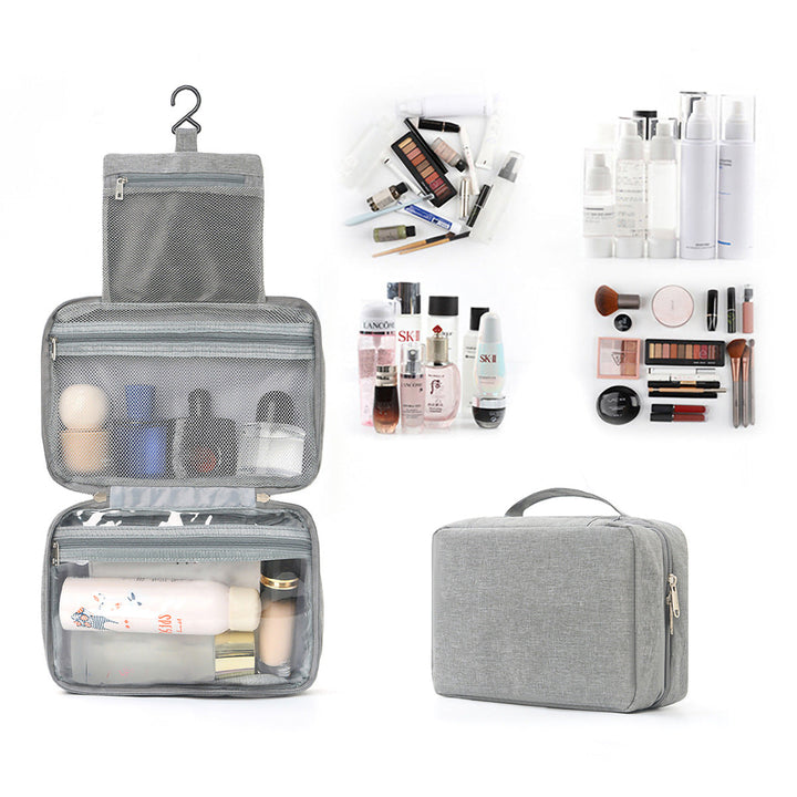 Travel toiletry bag with hooks and multiple compartments Kalsten