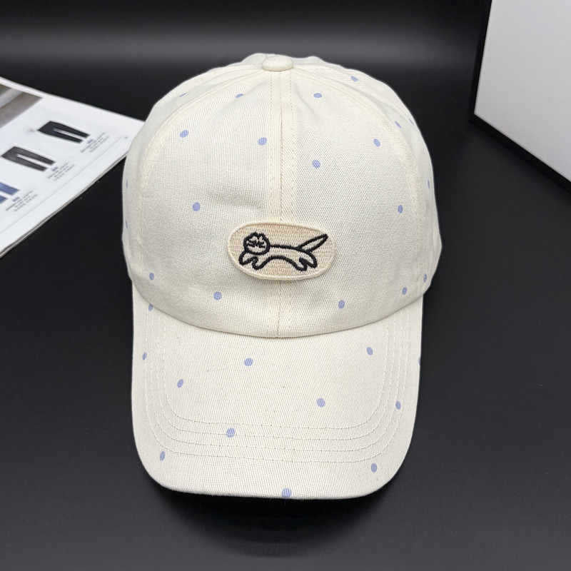 Women's Polka Dot Embroidered Baseball Cap Kalsten