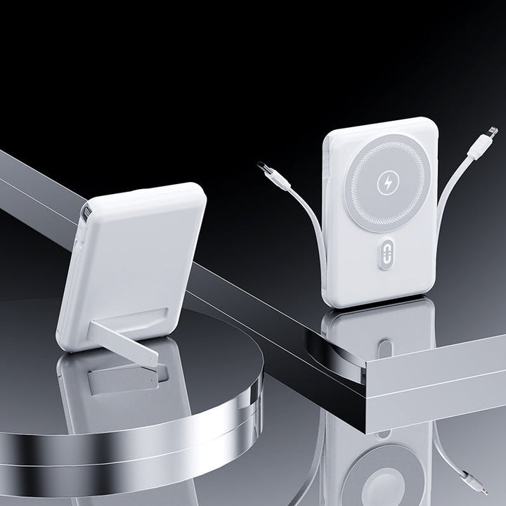 Portable power bank with integrated holder and fast charging function Kalsten