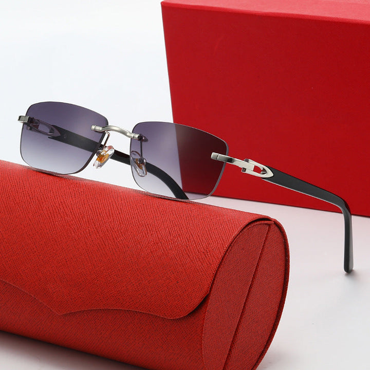 Women's elegant and fashionable glasses with filigree metal frame Kalsten