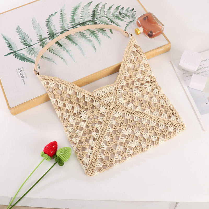 Hand-knotted Macrame Shoulder Bag Kalsten