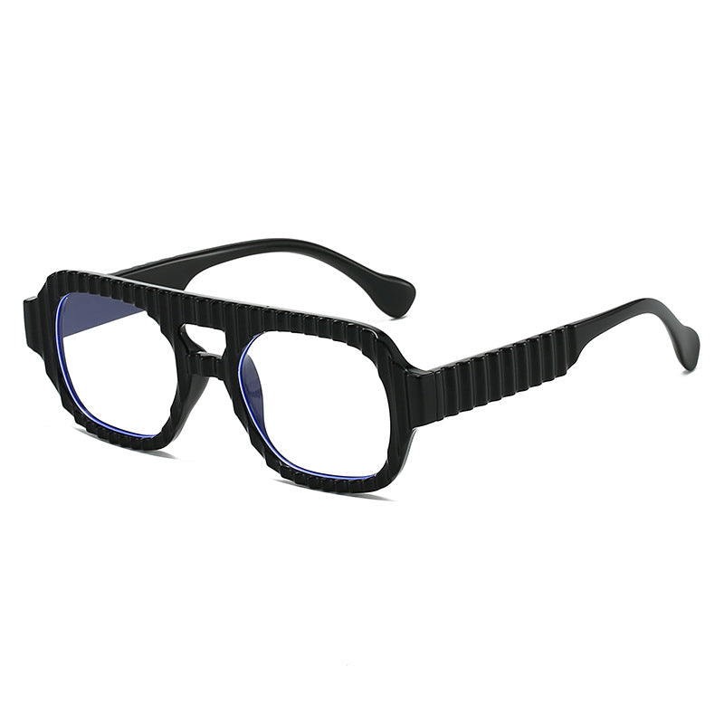 Ladies fashionable sunglasses in futuristic design with textured frame Kalsten