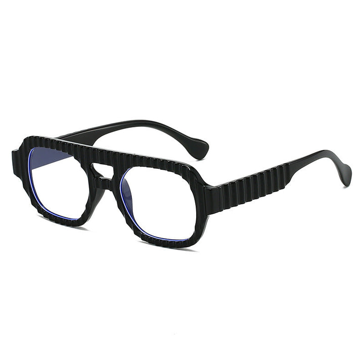 Ladies fashionable sunglasses in futuristic design with textured frame Kalsten