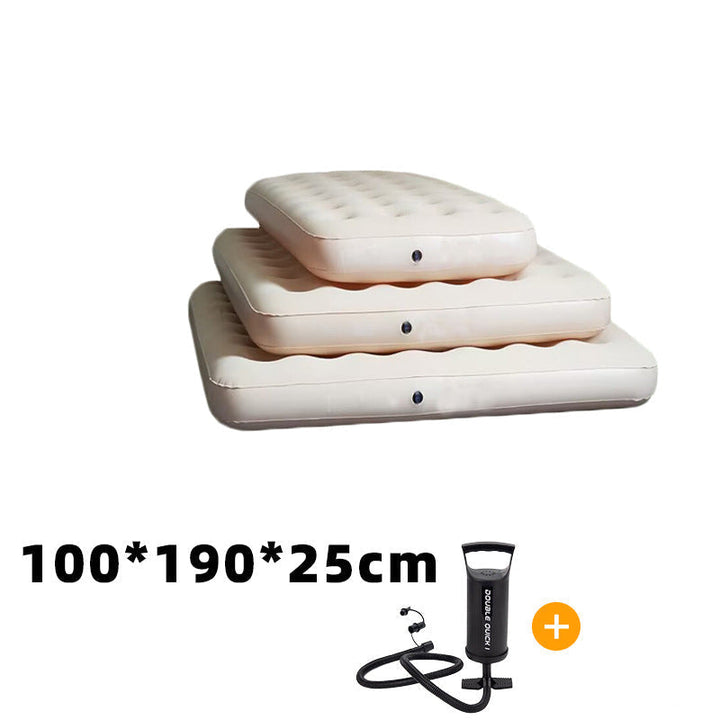 single self-inflating air mattress with built-in electric pump and integrated inflatable pillow Kalsten