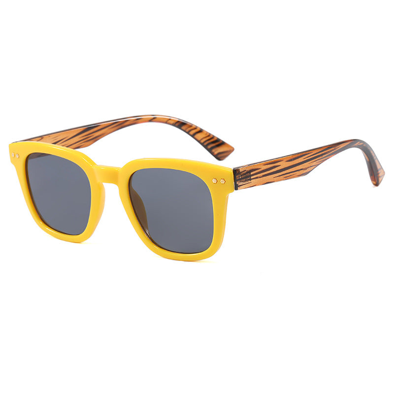 Women's Square Sunglasses with Modern Transparent Frame and UV Protection Kalsten