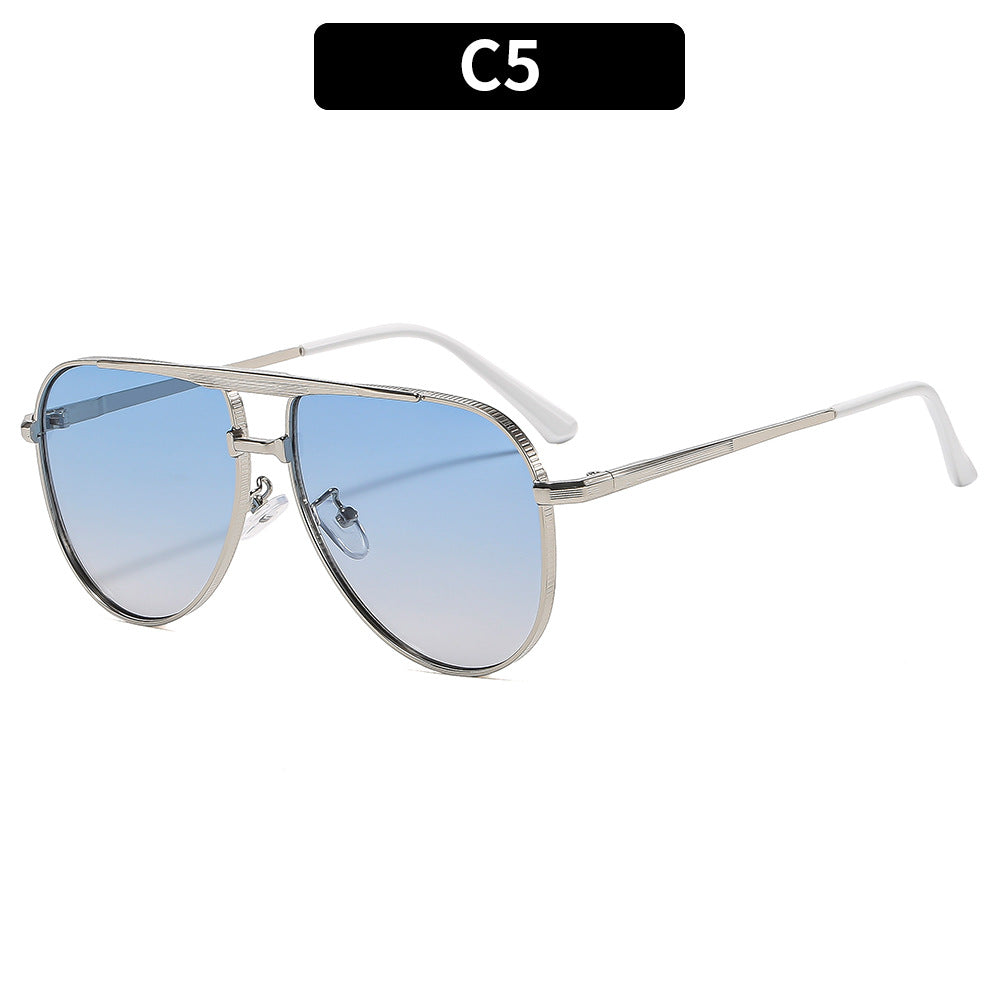 Ladies fashion aviator sunglasses with elegant metal frame and UV400 protection Kalsten