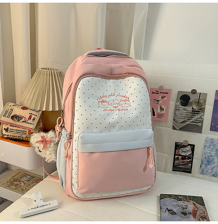 Cute Character Design School Backpack