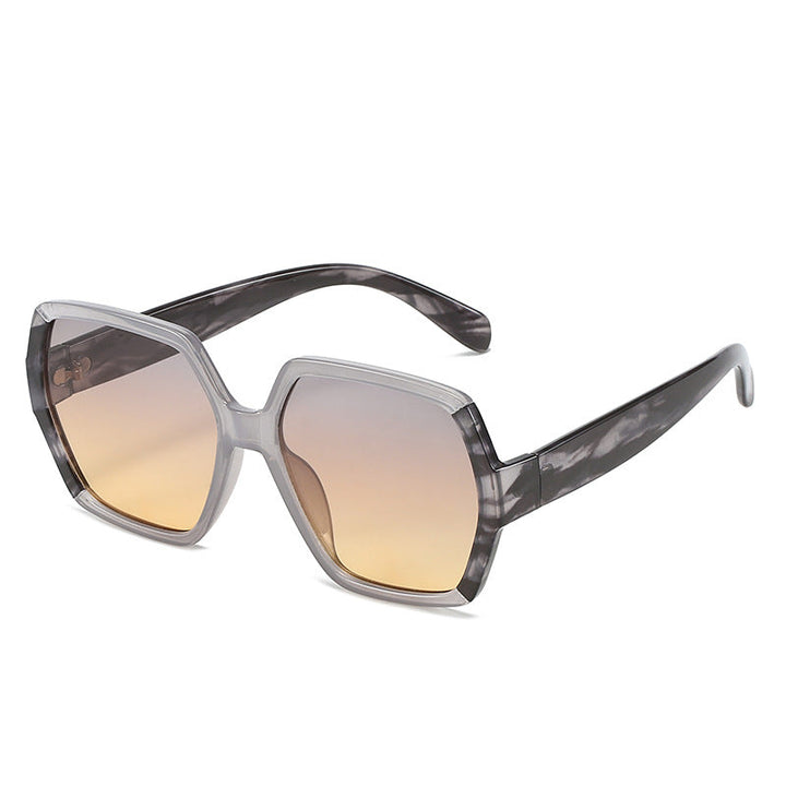 Women's stylish oversized sunglasses with elegant square frame Kalsten