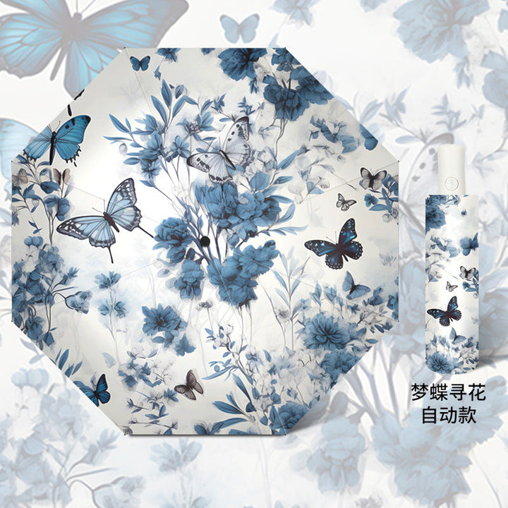 Ladies elegant umbrella with floral design Kalsten