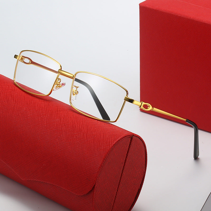 Women's elegant half-frame glasses with fine metal frame Kalsten