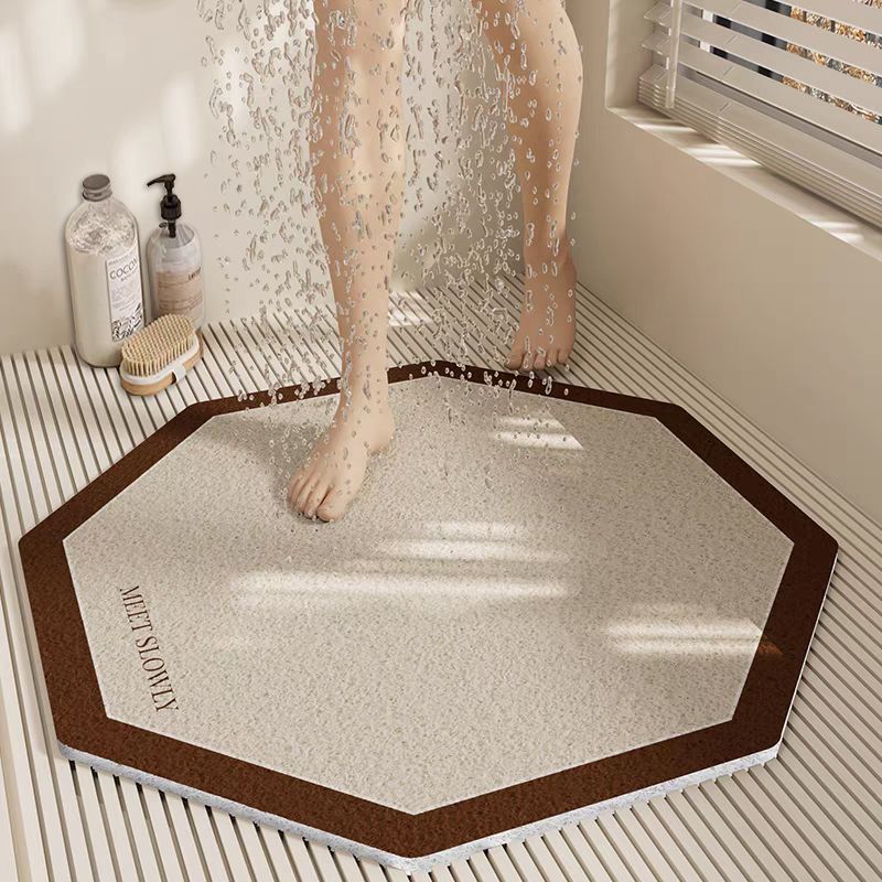 Floral Shaped Bath Mat Kalsten