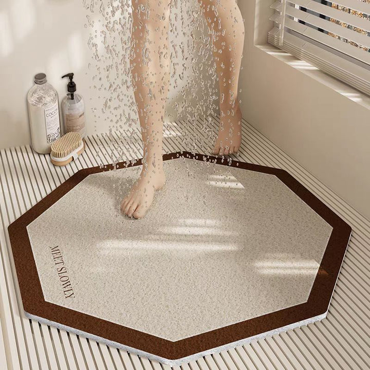 Floral Shaped Bath Mat Kalsten