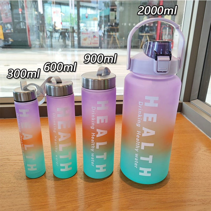 Ladies' Motivation Water Bottle with Time Scale and Ergonomic Design Kalsten