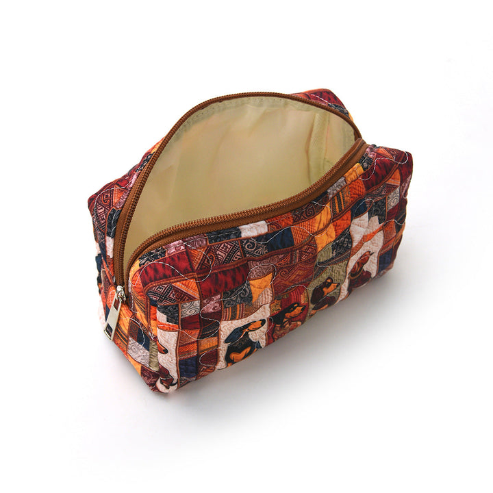 Cosmetic pouch with colorful animal design Kalsten