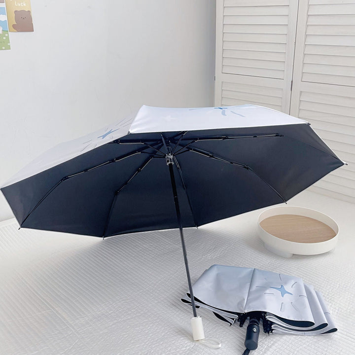 Women's foldable umbrella with innovative opening mechanism Kalsten