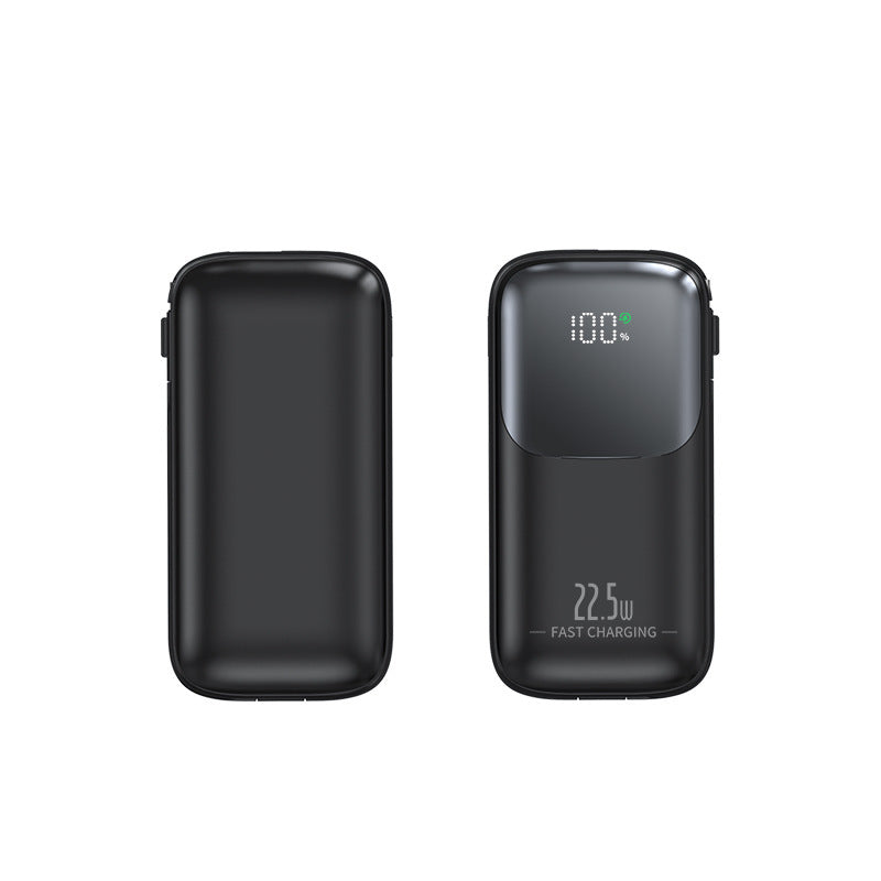 High-performance power bank with intelligent charge indicator and integrated cable Kalsten