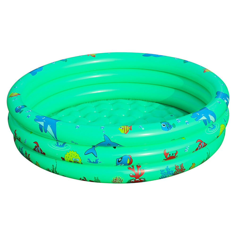 Women Inflatable Children's Swimming Pool with Fun Sea Motifs Kalsten