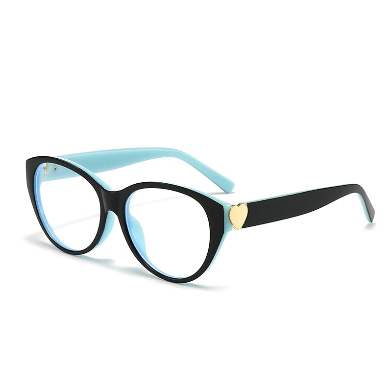 Women Cat-Eye Sunglasses with Heart Design Kalsten