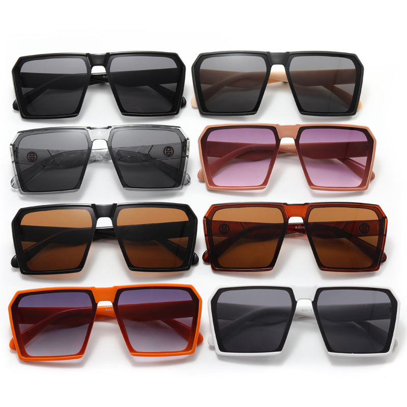 Ladies Stylish Square Sunglasses with Contrasting Lenses Kalsten