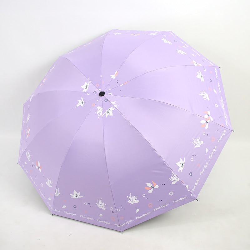 Women elegant umbrella with floral print design Kalsten