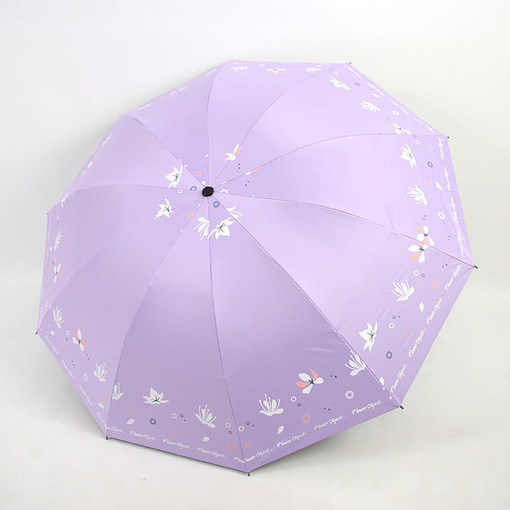 Women elegant umbrella with floral print design Kalsten