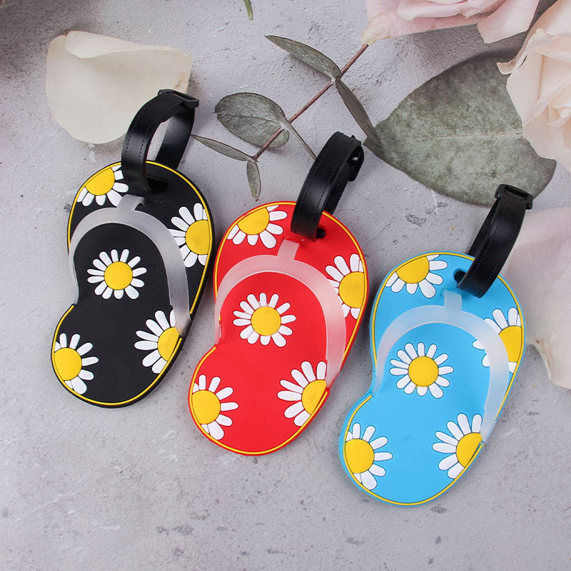 Fun Floral Flip-Flop Luggage Tag Kalsten