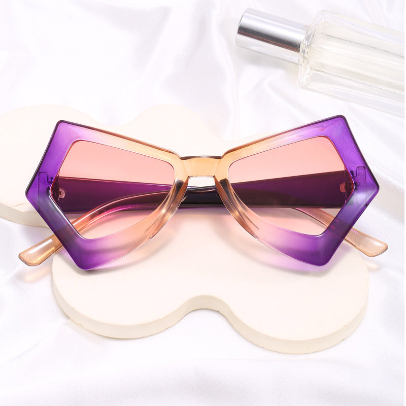 Women's polygonal sunglasses in extravagant design Kalsten