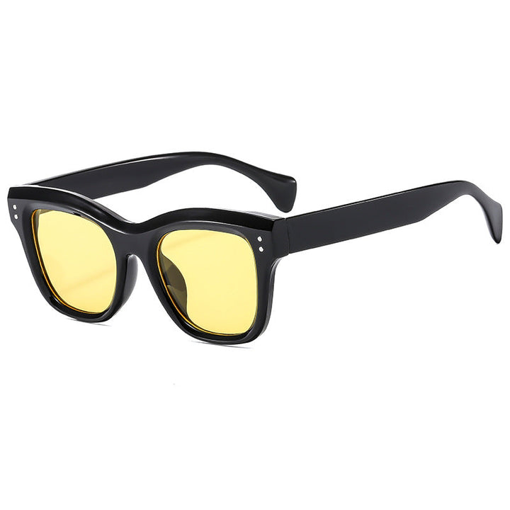 Ladies fashionable sunglasses with distinctive, angular frame Kalsten