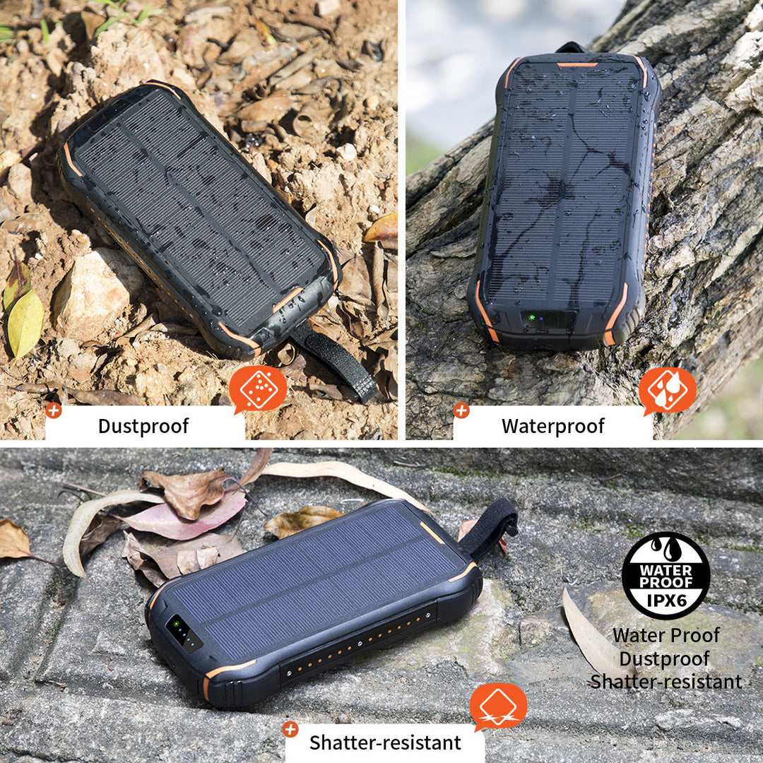 Solar power bank with high storage capacity and IP66 protection Kalsten