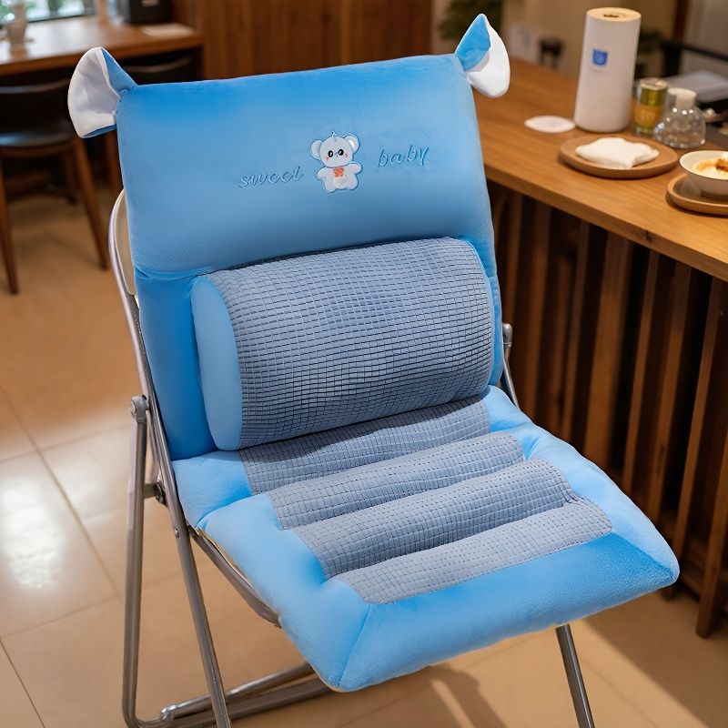 Plush seat cushion with ergonomic back support Kalsten